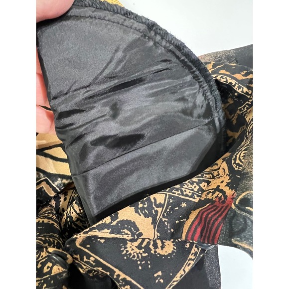 NWT‎ STUDIO I Women's Size 18 Patchwork Print Long Sleeve Button Up Shirt Top - Picture 5 of 13